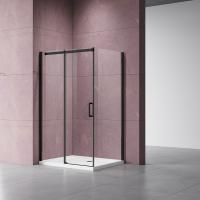 Душевые уголки Vincea Душевой уголок Dice VSR-4D8013CLB, 1300*800, черный, стекло прозрачное, , шт