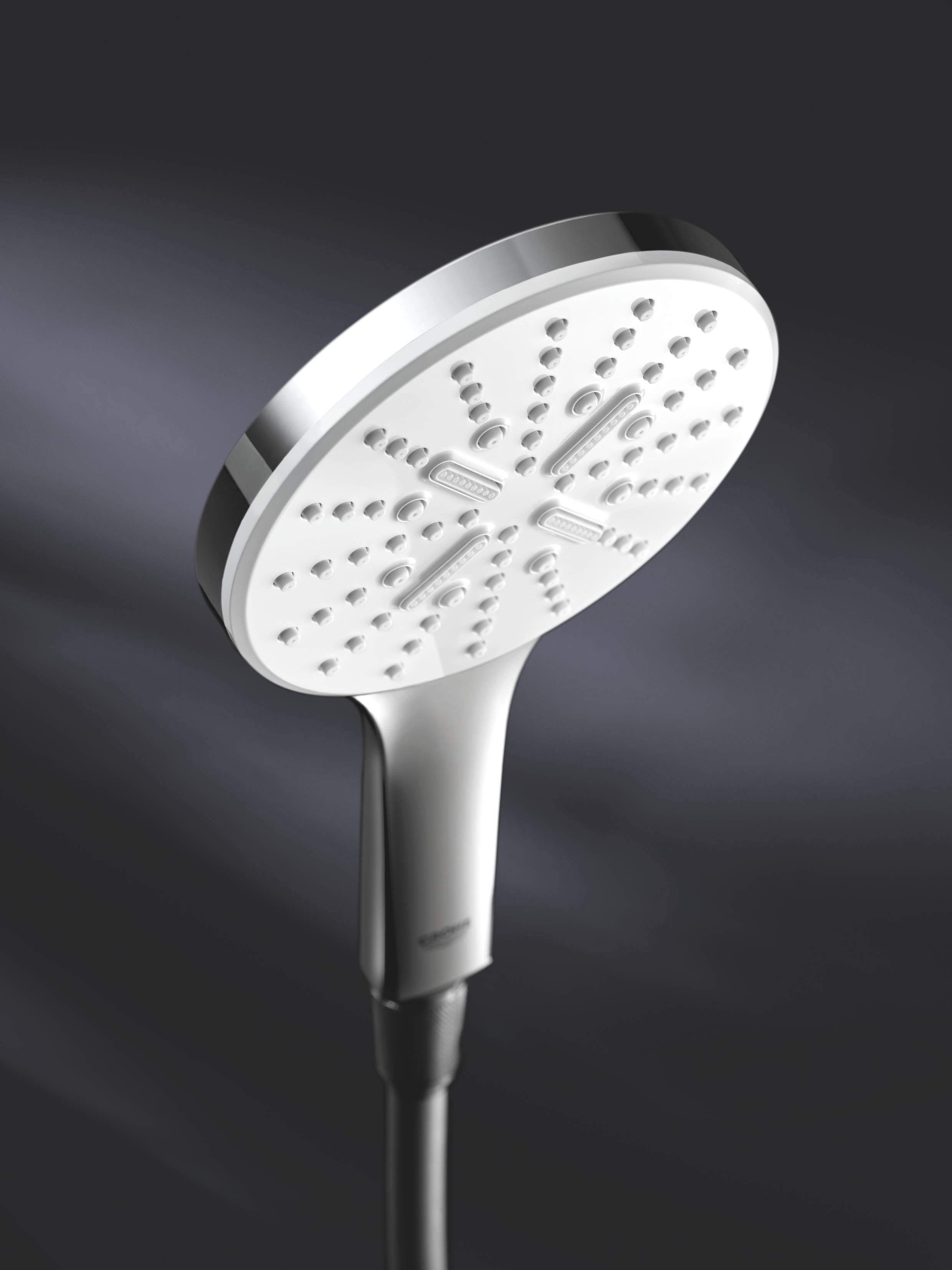 Ручной душ GROHE Rainshower SmartActive 130, 3 вида струй, белая луна (26574LS0)