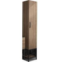 Шкаф пенал Comforty Бредфорд 40 4148004 Дуб темный