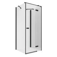 Душевое ограждение NEW TRENDY REFLEXA BLACK R 100x90x200 EXK-1372 (черный)