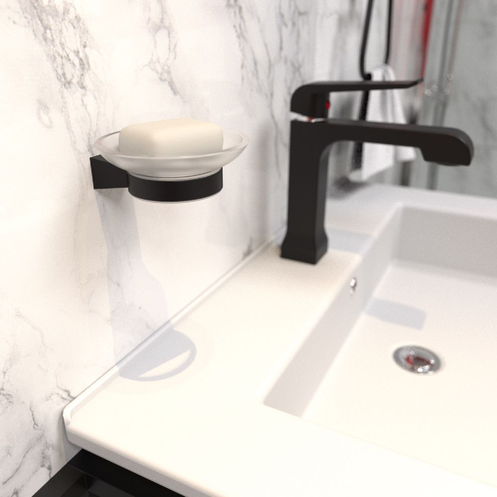 Мыльница FIXSEN TREND FX-97808, черный, артикул FX-97808