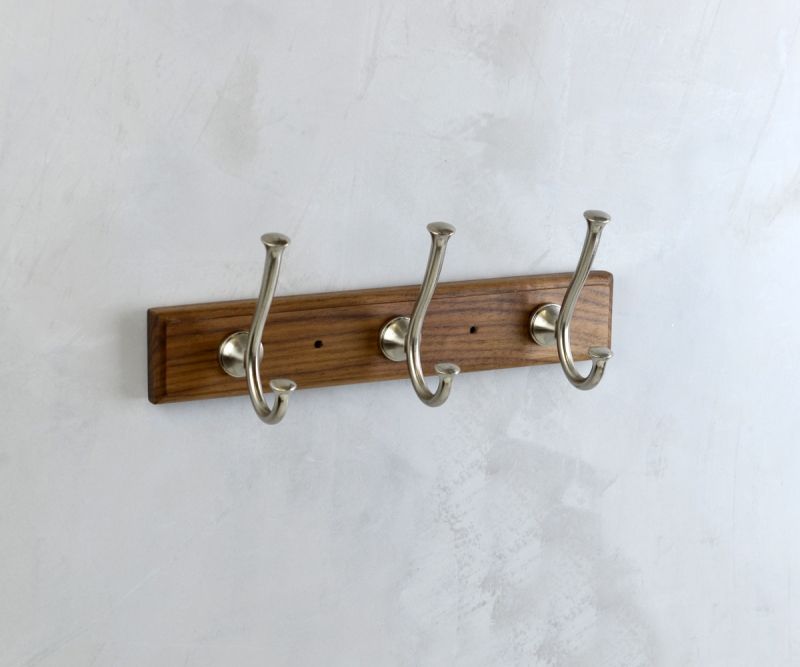 Планка с тремя крючками Bronze de Luxe FOREST 10708C, матовый хром, артикул 10708C