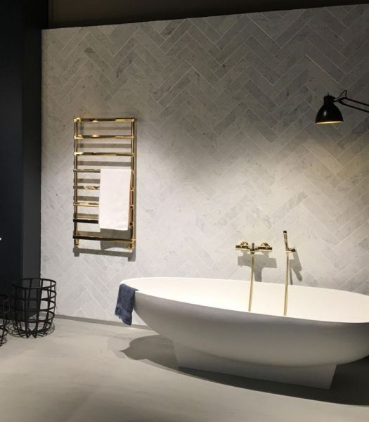 Cordivari Alessandra, полотенцесушитель водяной 600/530, цвет золото