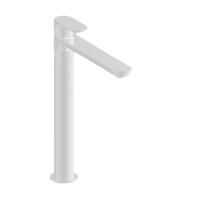 Gattoni H2Omix7000 Смеситель для раковины  высокий 298 мм, с донным клапаном, излив 201,4  мм цвет белый матовый