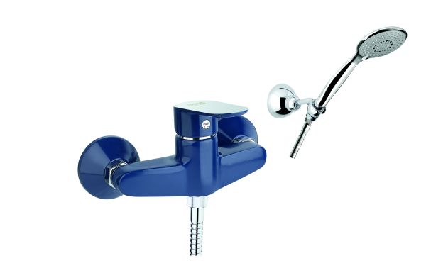 Смеситель для душа Fiore KEVON CHIC 81TX6510, хром/синий