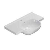 GLOBO Mode Раковина подвесная/на столешницу 80х49 см,с 1 отв под смеситель, цвет белый