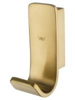 Крючок для ванной WONZON & WOGHAND LOTTE, Брашированное золото (WW-8315-BG)
