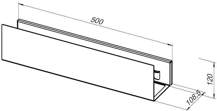 Полка Aquanet Магнум 50x12 белая матовая, с крючками Полка Aquanet Магнум 50x12 белая матовая, с крючками
