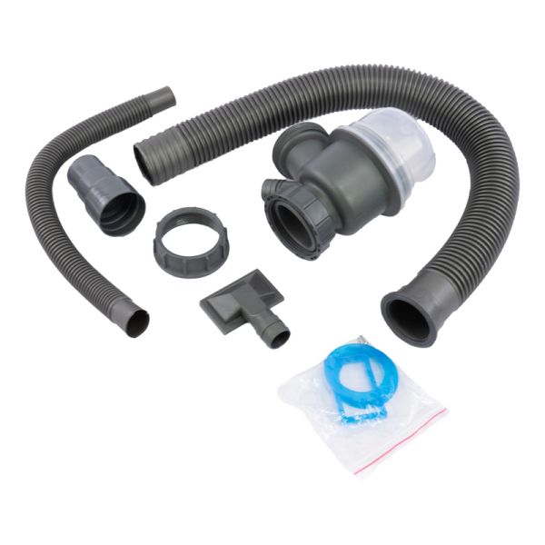 Сифон для кухонной мойки Fmark F-SL-L1166, графит