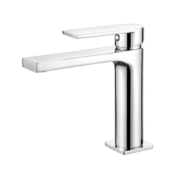 AQG Alpha, однорычажный смеситель для раковины без донного клапана, цвет хром