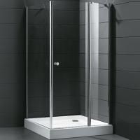 Душевой уголок Cezares TRIUMPH-D-AH-1-110/100-C-Cr-R профиль Хром стекло прозрачное