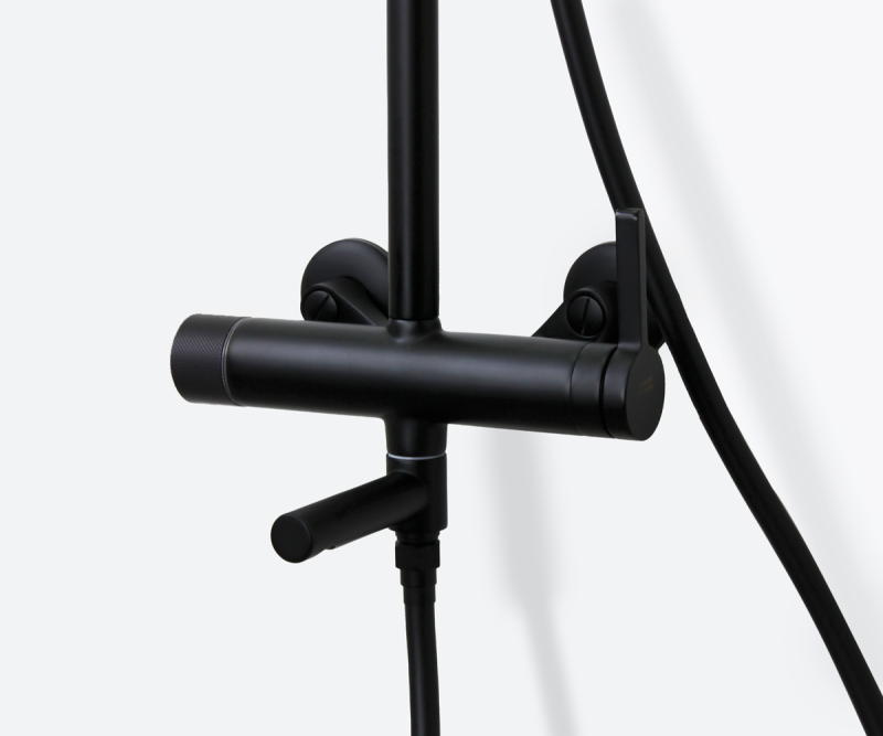 Душевая система Bronze de Luxe AVANTGARDE 2039H, черный, артикул 2039H