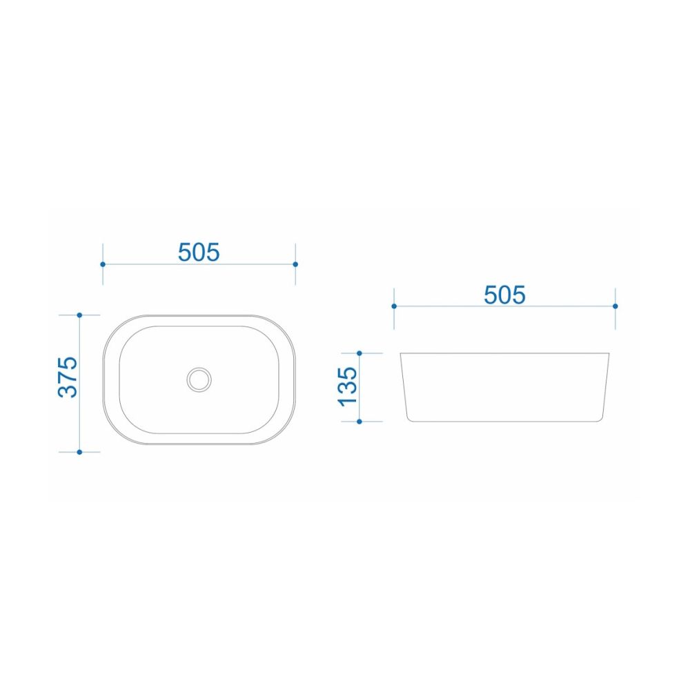 Раковина чаша Maretti FL13NS45-844, белая, артикул FL13NS45-844