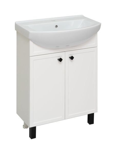 Тумба Runo Римини 65 белая под умывальник 00-00001182 (Best 65) (00-00001254)