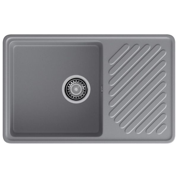 Кухонная мойка GranFest QUARZ 52, темно-серый