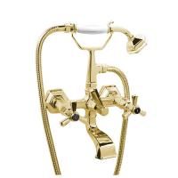 Stella Eccelsa Смеситель для ванны 3274/306 с ручным душем, цвет: золото 24К