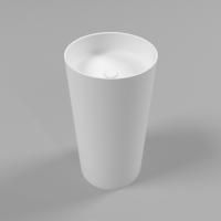 Умывальник WHITECROSS Altar D=43 (белый мат) иск. камень