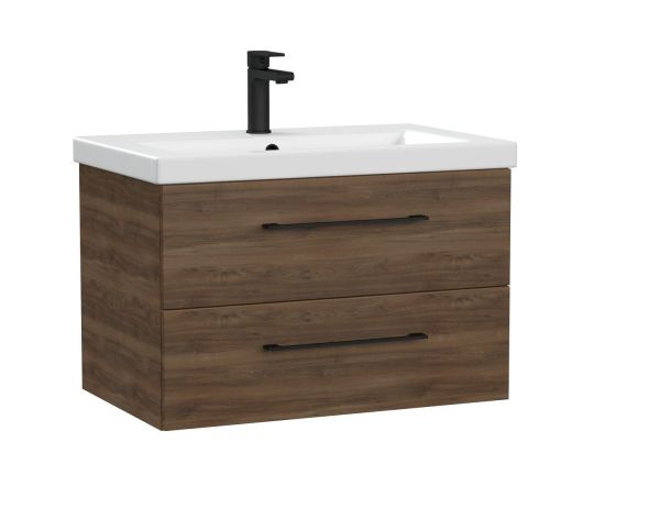 Тумба подвесная Cersanit LARA 70 орех табак под раковину S-UM-COM70/1-w (COMO 70) (69159)