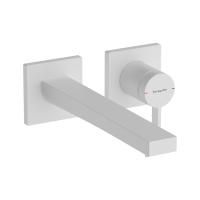 Смеситель для раковины, Hansgrohe, Tecturis E, тип открывания воды-однорычажный, тип регулирования воды-керамический картридж, монтаж-настенный встраиваемый, отверстия для монтажа-2, высота, мм-68, вынос излива, мм-224, тип излива-неподвижный, донный клап