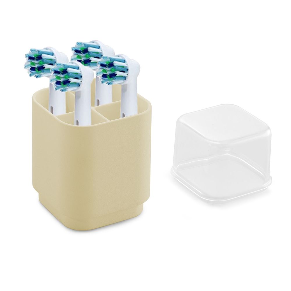 Gedy Seventy, органайзер для насадок к электрическим зубным щеткам, цвет бежевый (без упаковки), артикул 6305(66)