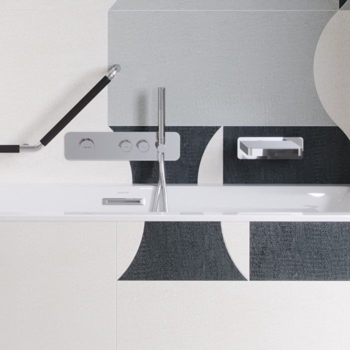 Смеситель для душа скрытого монтажа EXCELLENT Krotos AREX.8035CR (хром)