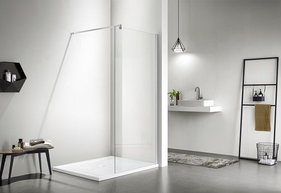 AQ WIW 10020CH Душевая перегородка Walk in с держателем 1000x2000 профиль хром, стекло прозрачное (старый артикул AQNAR6310-100) AQ WIW 10020CH Душевая перегородка Walk in с держателем 1000x2000 профиль хром, стекло прозрачное (старый артикул AQNAR6310-100)