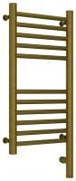 Полотенцесушитель электрический "БОГЕМА 3.0" прямая 600х300 / МЭМ правый (Состаренная бронза)