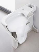 Унитаз с бачком безободковый напольный Roca The Gap 34273700H+341730000 (с сиденьем, микролифт) с горизонтальным выпуском