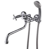 Смеситель для ванны Milardo Victoria VICSB00M02 универсальный Хром