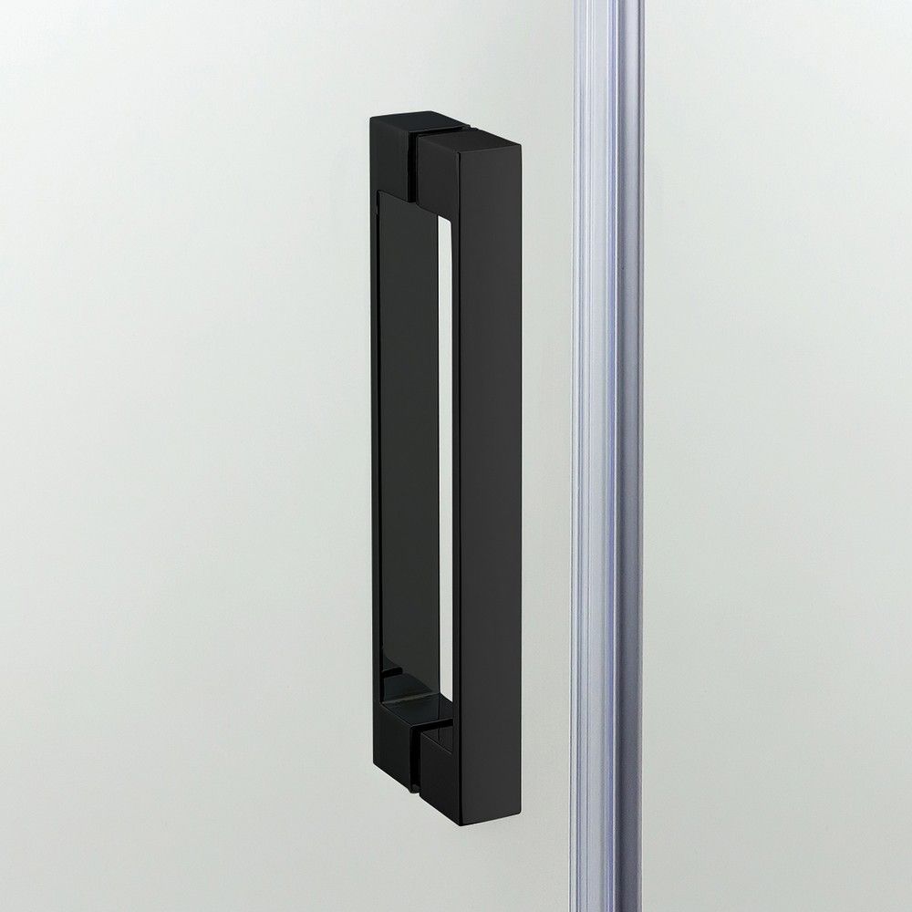 Душевое ограждение NEW TRENDY NEW KOMFORT BLACK 100x80x195 K-0470 (черный)