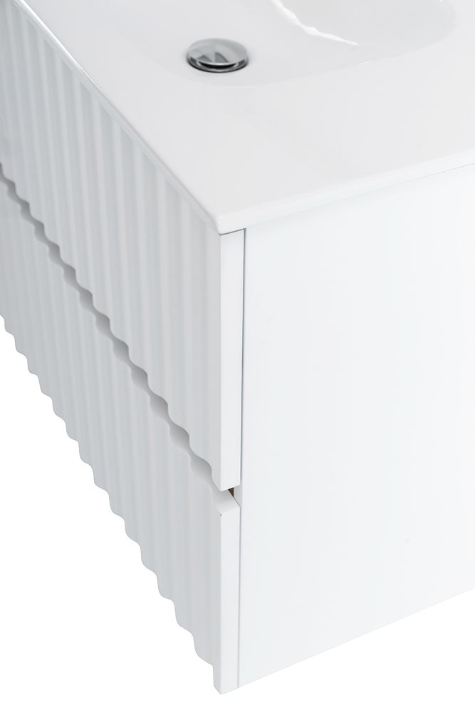 ELEGANT База под раковину подвесная с двумя выкатными ящиками, с LED подсветкой ручек. Белый матовый, 870x469x550 AM-ELEGANT-900-2C-SO-BM-LED, артикул AM-ELEGANT-900-2C-SO-BM-LED