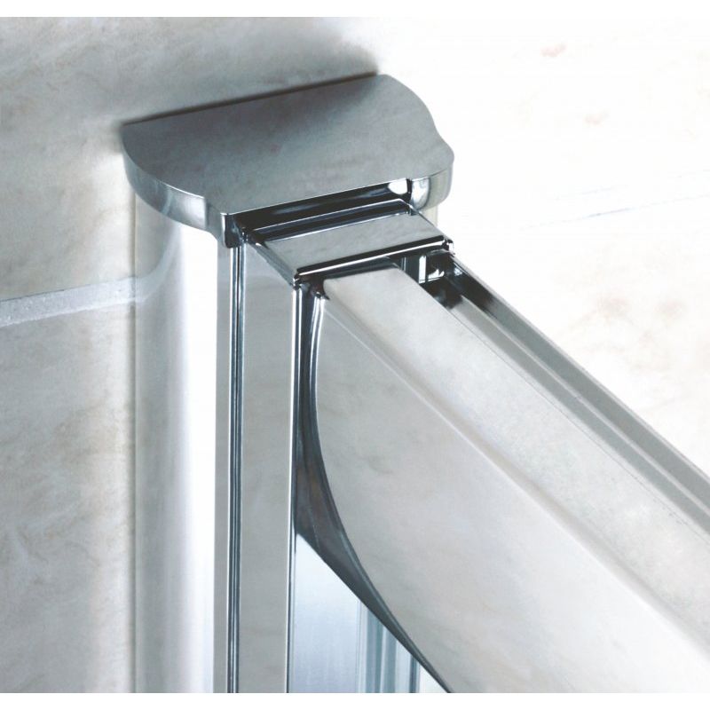 Душевой уголок Cezares Pratico R-1 90x90 профиль Хром стекло прозрачное