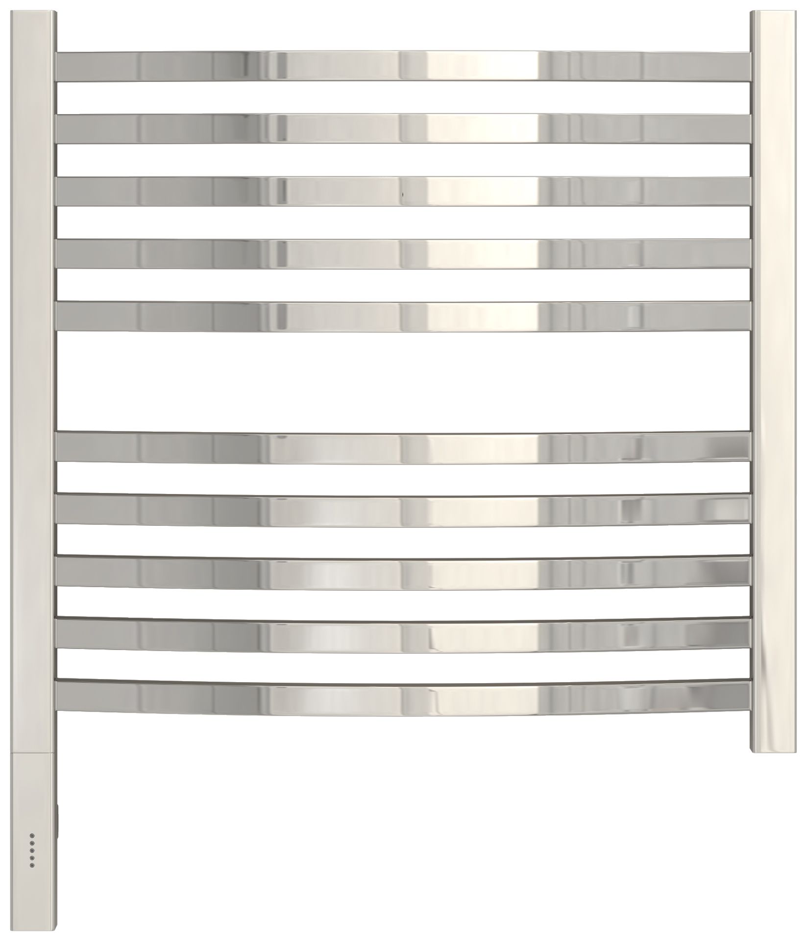 Полотенцесушитель, Сунержа, Аркус 3.0, электрический, ширина, мм-530, глубина, мм-106, высота, мм-620, межосевое расстояние-500, перемычка-выгнутая, подключение-нижнее слева, электрокомплект-МЭМ, мощность, Вт-300, материал-нержавеющая сталь, назначение-си