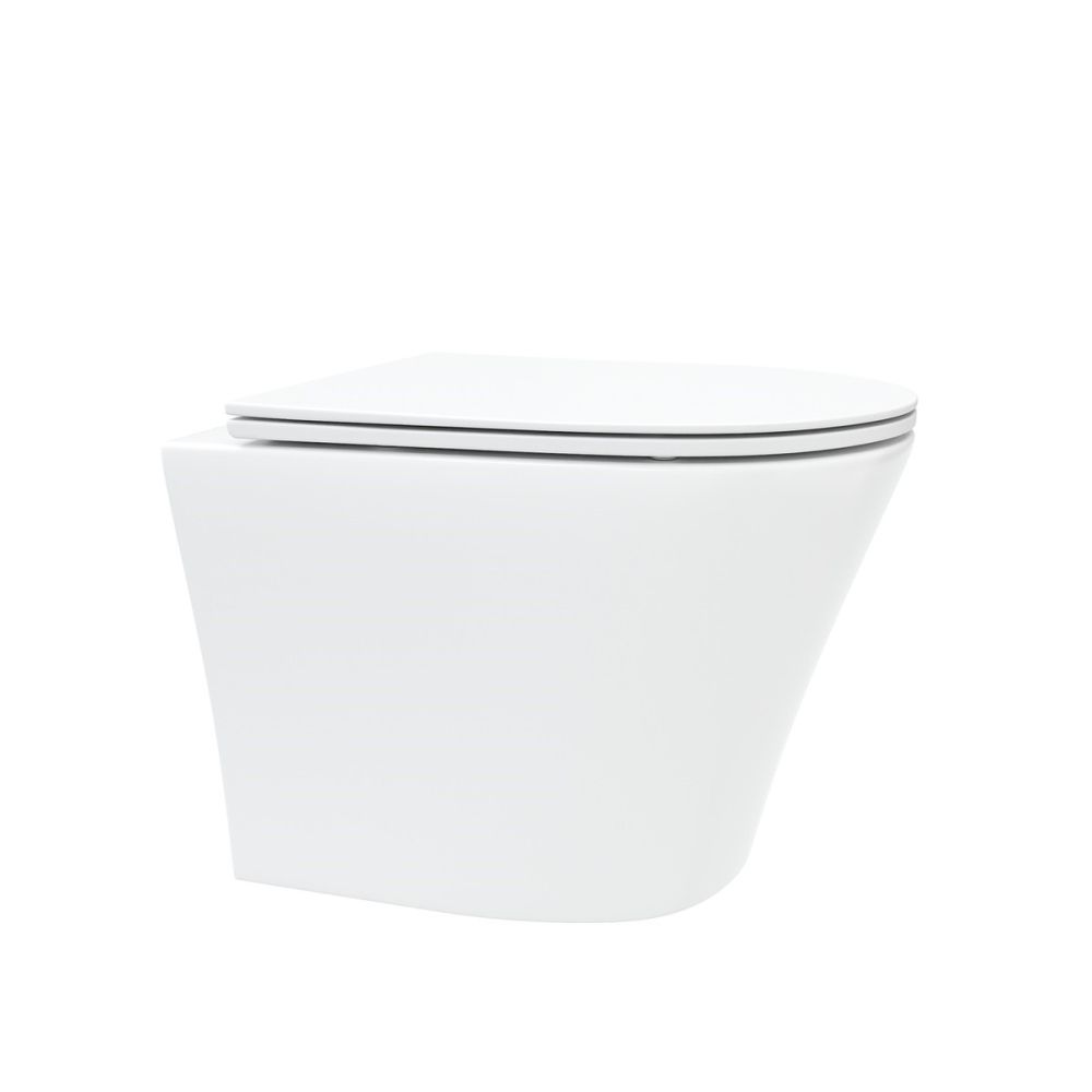 Унитаз подвесной Maretti Elio безободковый с микролифтом, EL10PBM64-844, белый, артикул EL10PBM64-844