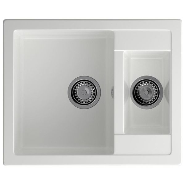 Кухонная мойка GranFest QUADRO 610K, иней