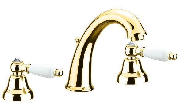 Смеситель для раковины Fiore COLONIALE SKY (SWAROVSKI®) 03OO0628, золото