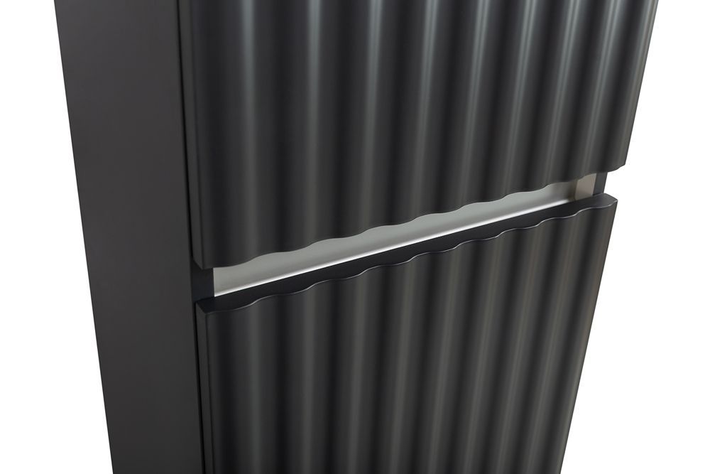 ELEGANT Пенал настенный, подвесной, Серый матовый AM-ELEGANT-1500-2А-SO-GM-LED, артикул AM-ELEGANT-1500-2А-SO-GM-LED