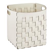 ADJ Корзинка Bottega, 35x35xH40 см., цвет: белый/панна котта