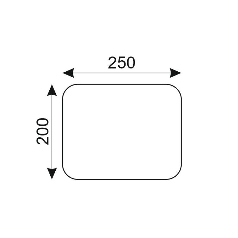 Верхний душ Bronze de Luxe QUADRO 1917, белый/золото