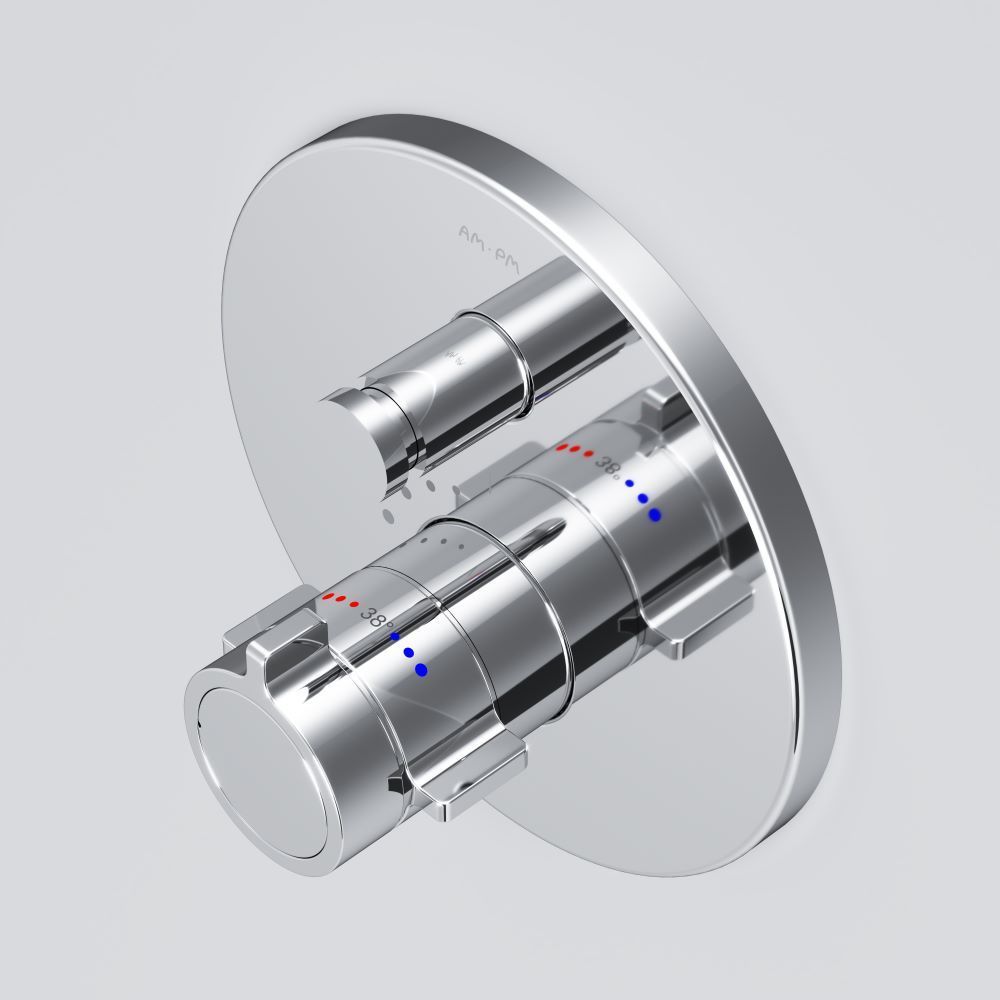 F85A45600 X-Joy Смеситель встроенный с ТМС на 2 потребителя, хром F85A45600 X-Joy Смеситель встроенный с ТМС на 2 потребителя, хром