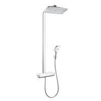 HG Raindance Select 360 Showerpipe Душевая система, диаметр верхнего душа 360 мм, термостат, лейка, Цвет: хром/белый HG Raindance Select 360 Showerpipe Душевая система, диаметр верхнего душа 360 мм, термостат, лейка, Цвет: хром/белый