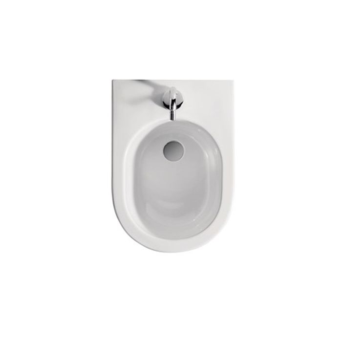 Kerasan Flo Биде подвесное 54х28,5см, с 1 отв.под смеситель, цвет: белый матовый