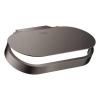 Держатель для туалетной бумаги GROHE Selection, с крышкой, темный графит глянец (41069A00)