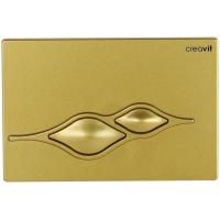 Клавиша смыва Creavit Ufo GP1006.00 Золото матовая