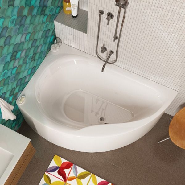 Акриловая ванна Alpen Dallas 160x105 белая L