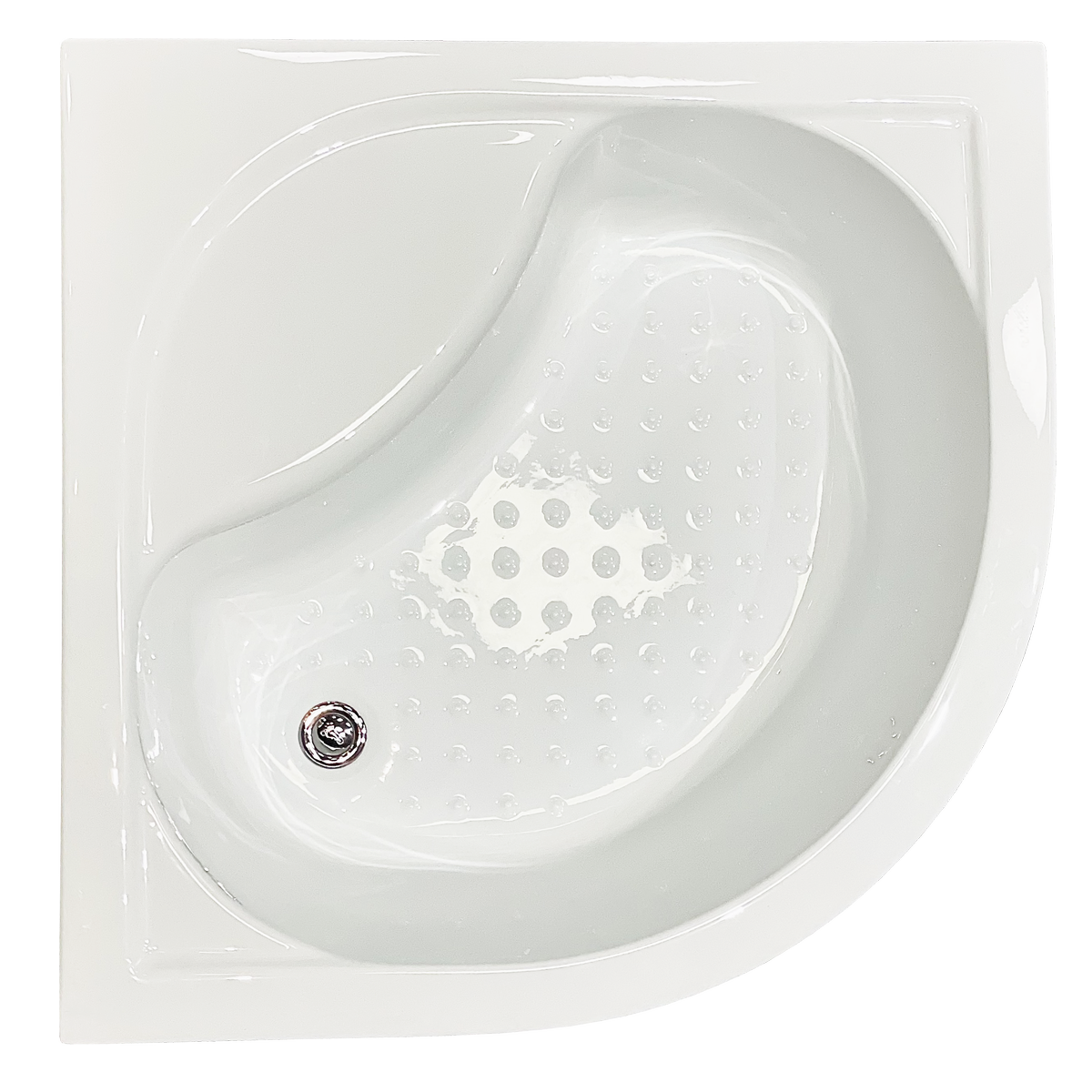 Душевой угол Royal Bath RB 90BK-C-BL (матовое)