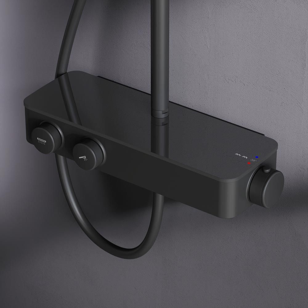 F0750A422 Inspire V2.0, душевая система, набор: см-ль д/душа с термостатом, верхний душ d 250 мм, ру F0750A422 Inspire V2.0, душевая система, набор: см-ль д/душа с термостатом, верхний душ d 250 мм, ру