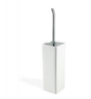 Stil Haus Gea, напольный керамический ёрш, цвет золото - белая керамика