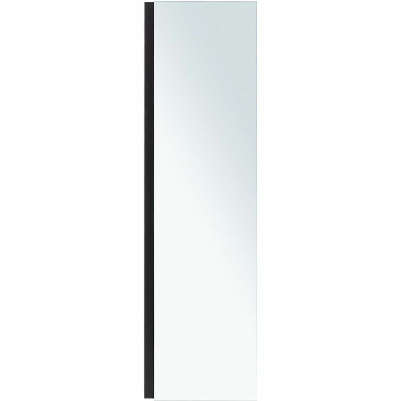 Шкаф-пенал De Aqua Ариетта New 40 R с зеркалом белый матовый