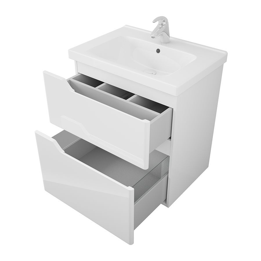 Тумба Hella stor 65, белый лак